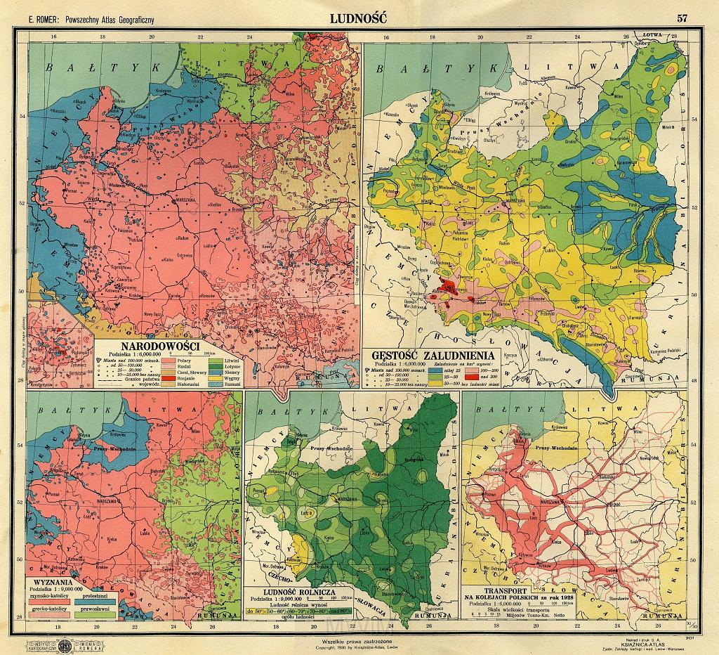 atlas 13.jpg - Atlas Polski Współczesnej, Warszawa - Lwów, 1928 r.